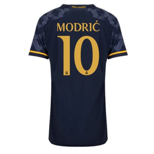 Fotbalové Dres Real Madrid Luka Modric #10 Dámské Venkovní 2023-24 Krátký Rukáv